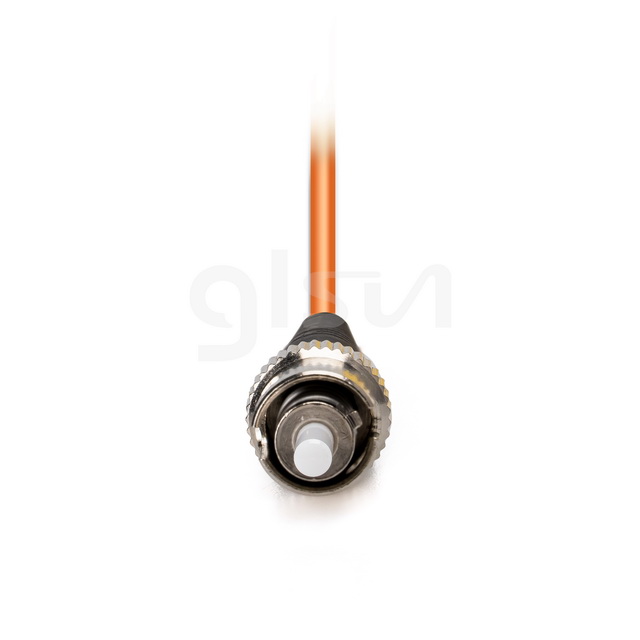 om1 mm lc upc to st upc 1m duplex fiber optic patch cord 