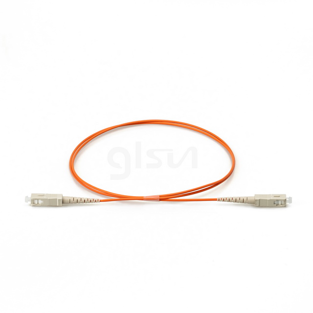 1m Fiber Optic Patch Cable SC UPC to SC UPC OM1 Simplex Multimode PVC 2.0mm