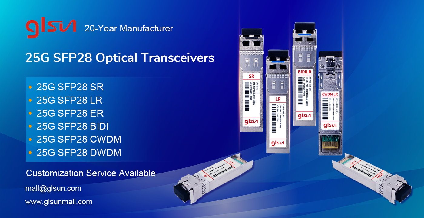 25G SFP28 Optical Transceiver Modules Introduction