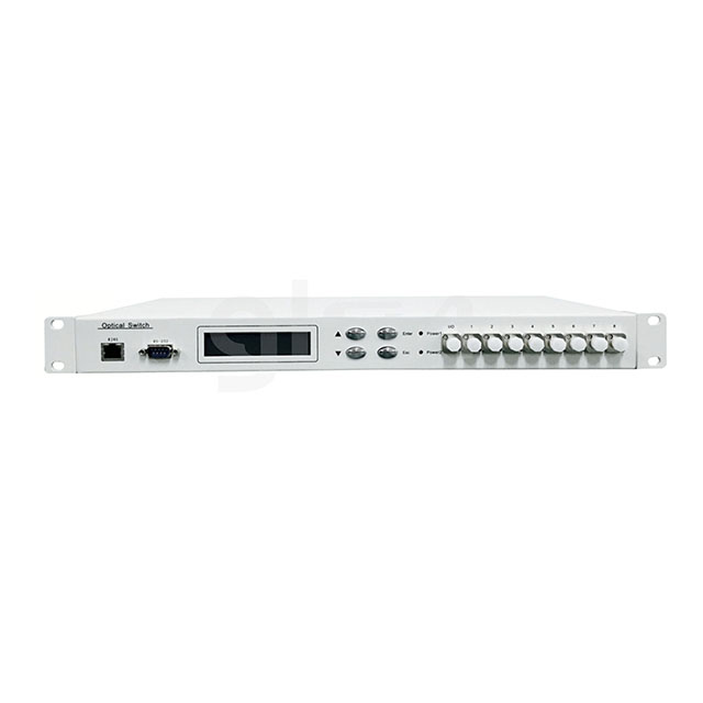 SUN-1×8 Rack Optical Switch Single Mode FC/PC 1310/1550nm 100-240V