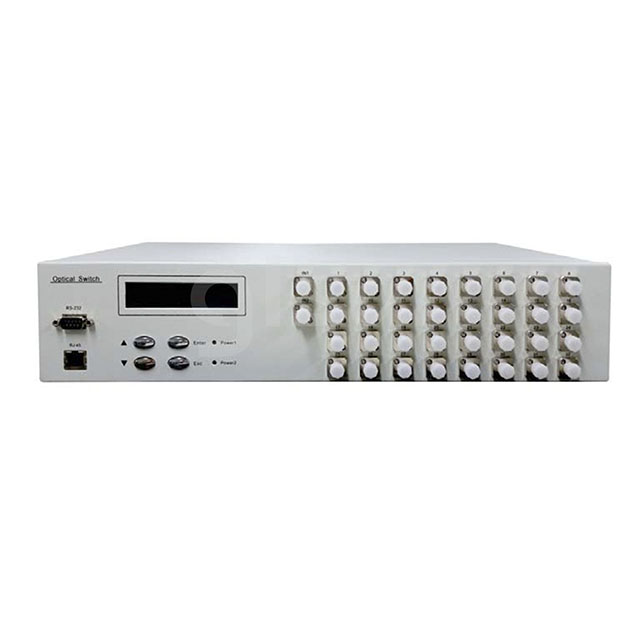 SUN-D1×32 Rack Optical Switch Single Mode FC/PC Broad Wavelength 1310/1550nm