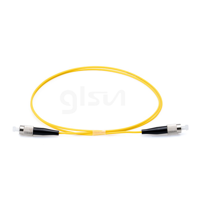 1m Fiber Optic Patch Cable FC UPC to FC UPC OS2 Simplex Single Mode PVC 2.0mm