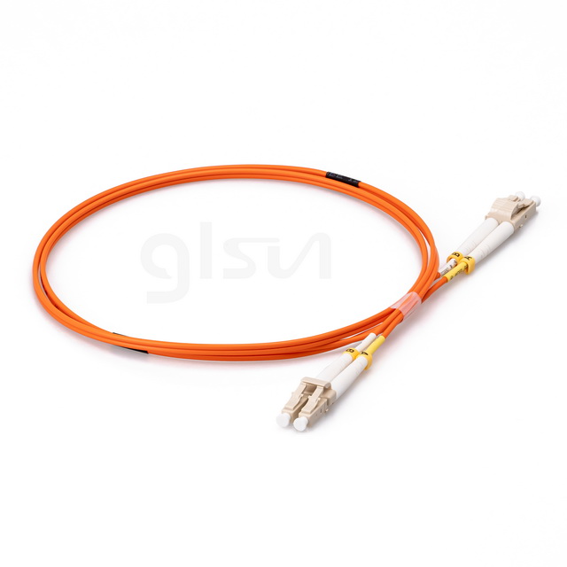 om2 mm lc upc to lc upc 2m duplex fiber optic patch cord