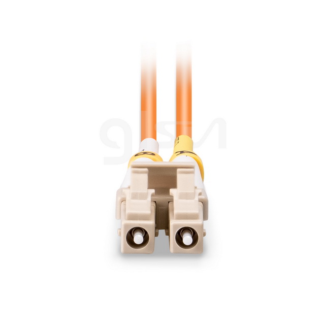 om2 mm lc upc to lc upc 3m duplex fiber optic patch cable