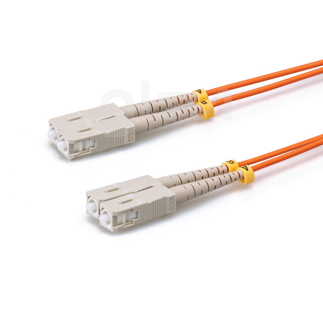 om2 mm sc upc to sc upc 1m duplex fiber optic patch cord