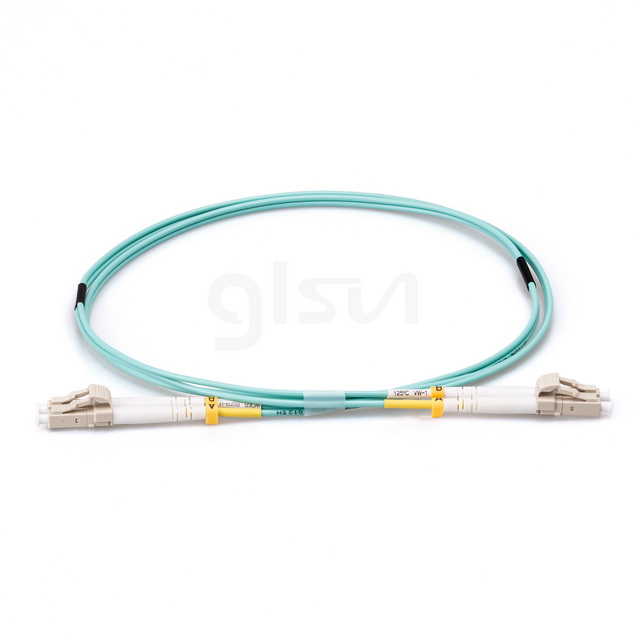 1m Fiber Optic Patch Cable LC UPC to LC UPC Duplex OM3
