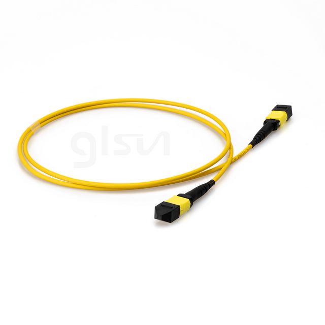 os2 sm 12 fiber mtp female to mtp female 10m fiber patch cable