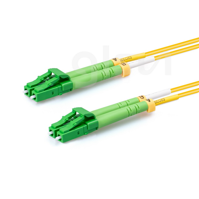 os2 sm lc apc to lc apc 2m duplex fiber optic patch cable