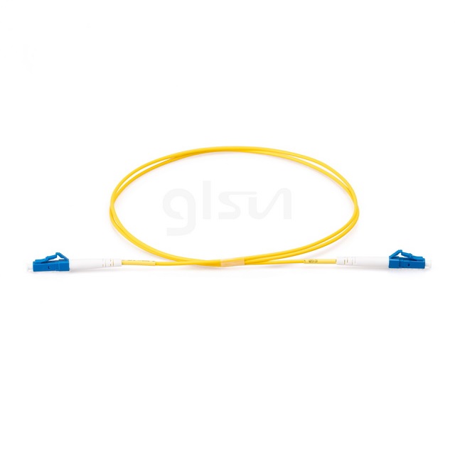 os2 sm lc upc to lc upc 1.5m simplex fiber optic patch cable