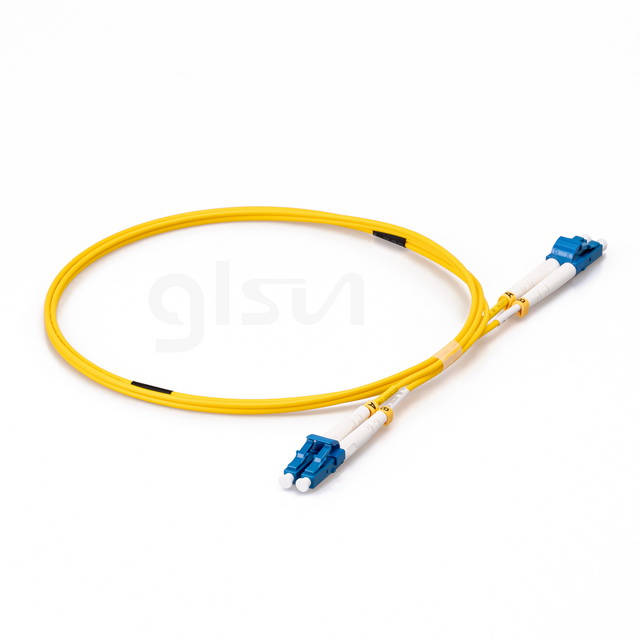 os2 sm lc upc to lc upc duplex 0.5m fiber patch cord