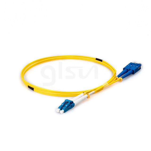 os2 sm lc upc to sc upc 1.5m duplex fiber patch cable