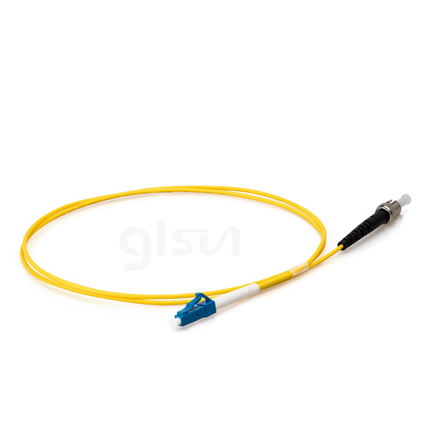 os2 sm lc upc to st upc 1m simplex fiber optic patch cable
