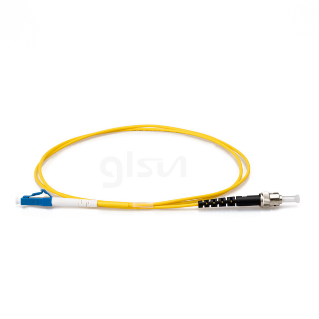 os2 sm lc upc to st upc 1m simplex fiber optic patch cord