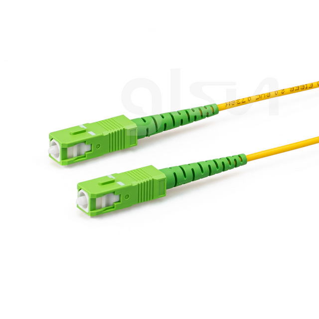 os2 sm sc apc to sc apc 0.5m simplex fiber patch cable