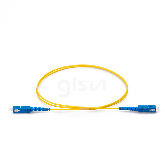 2m Fiber Optic Patch Cable SC UPC to SC UPC OS2 Simplex Single Mode PVC 2.0mm