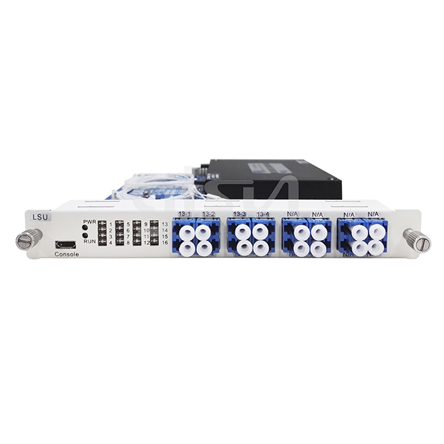LSU Light Source Unit, 2 Channels DFB Laser Type, 1310nm Wavelength, LC/PC Connector, -3-0dBm Output Power, Pluggable Module
