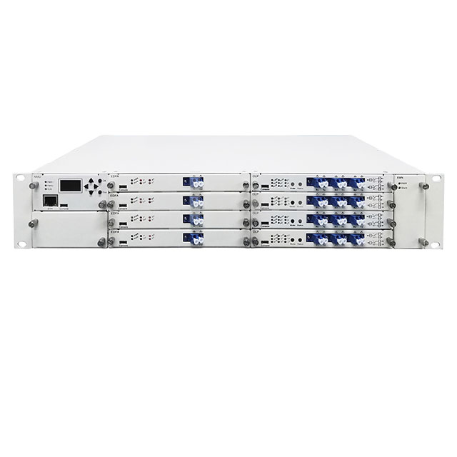 Optical Communication Integrated Platform 2U Chassis, Supports up to 8 Function Card Slots with Accessories