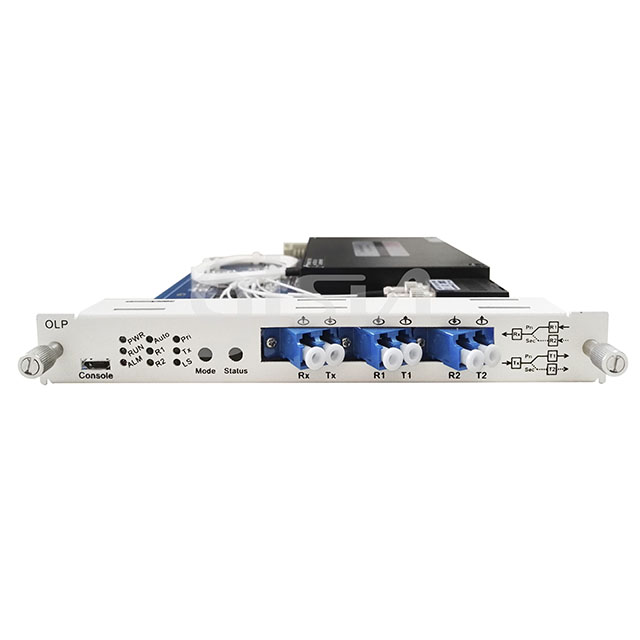 OLP 1+1 Optical Line Protection System 1310/1550nm Single Mode 9/125 Fiber LC/PC Connector Pluggable Module