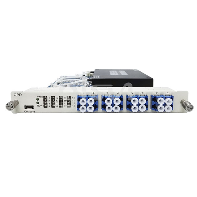 OPD Optical Power Detection 2 Channels 1310/1550nm Single Mode 9/125 Fiber LC/PC Connector, Pluggable Module