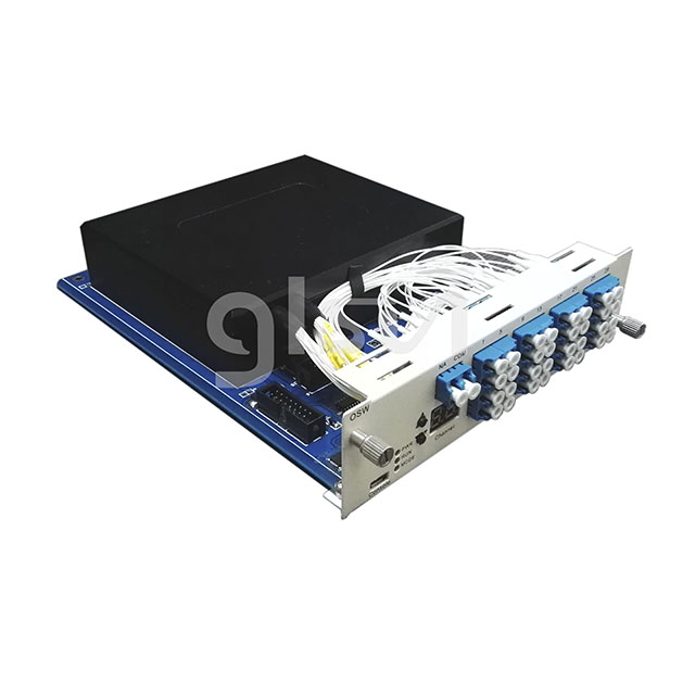 SUN-OTS3000-OSW 1x16 Multi-Channel Optical Switches with Adjus Channels Control, 1310/1550nm Single Mode 9/125 Fiber LC/PC Connector, Pluggable Module