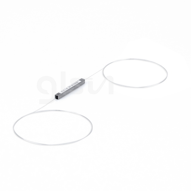 plc fiber optic splitter 1x2 steel tube bare fiber