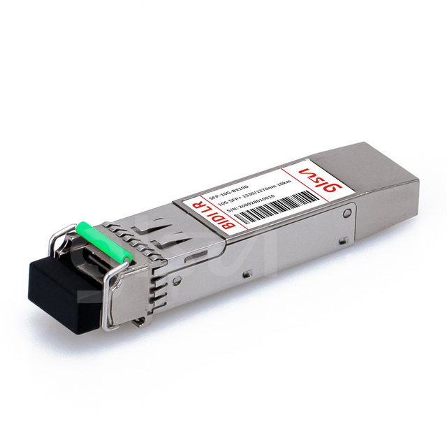 SFP-10G-BX10D Cisco Compatible, SFP+ 10GBASE-BX10-D BiDi 1330nm-TX/1270nm-RX 10km DOM LC SMF Fiber Optical Transceiver Module