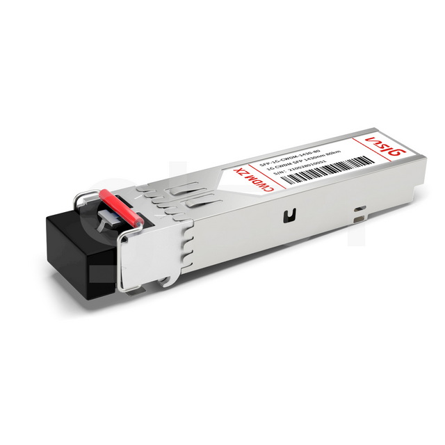 SFP-1G-CWDM-1430-80 Cisco Compatible, 1000BASE-CWDM SFP 1430nm 80km DOM LC SMF Fiber Optical Transceiver Module