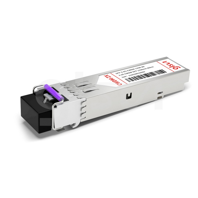 SFP-2.5G-CWDM-1330-80 Optical Transceiver Module 2500BASE-CWDM SFP 1330nm 80km DOM LC SMF