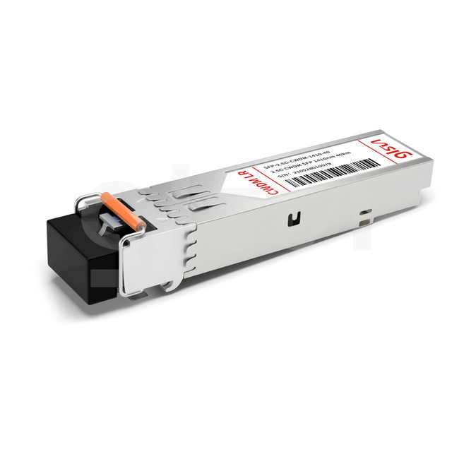 Cisco Compatible, SFP-2.5G-CWDM-1410-40 Optical Transceiver Module 2500BASE-CWDM SFP 1410nm 40km DOM LC SMF