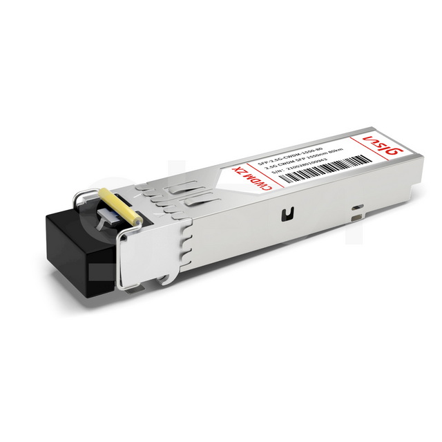 SFP-2.5G-CWDM-1550-80 Optical Transceiver Module 2500BASE-CWDM SFP 1550nm 80km DOM LC SMF