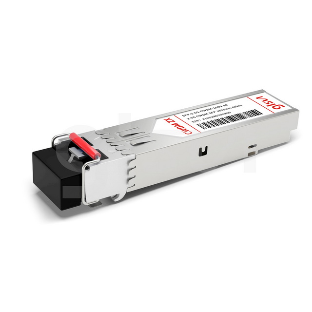 SFP-2.5G-CWDM-1590-80 Optical Transceiver Module 2500BASE-CWDM SFP 1590nm 80km DOM LC SMF