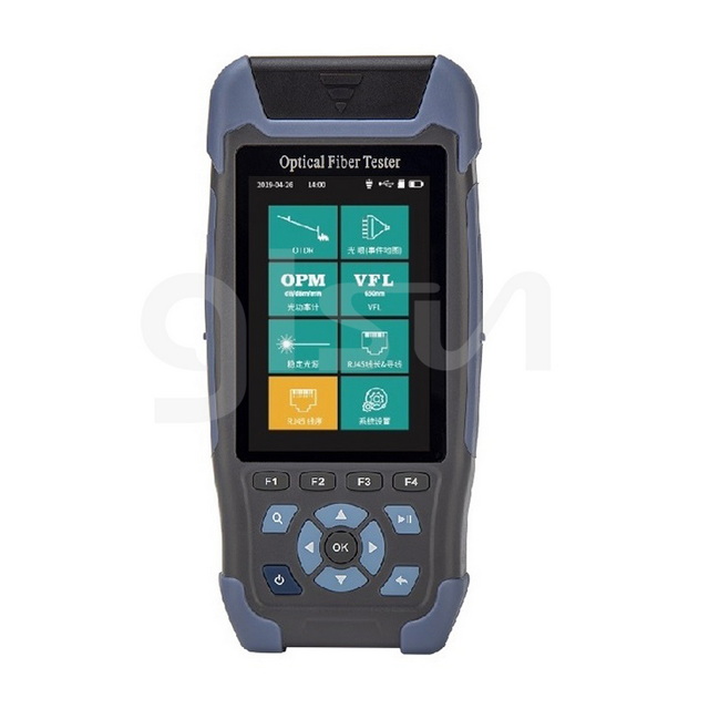 SUN3200G-55/22 Pro Optical Time Domain Reflectometer Tester, Online Test Type Mini Pro OTDR，3.5 inch Color Display Screen, with 500m~60Km Test Range at Wavelength 1550nm, 22dB