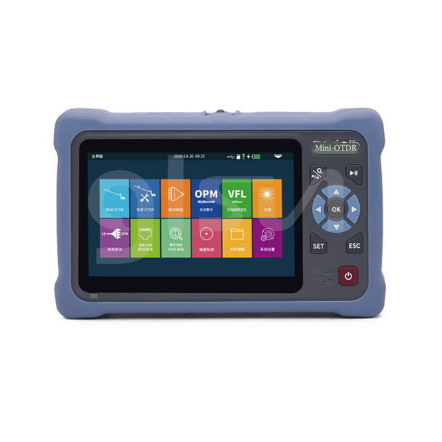 SUN4000F-31/26 Pro Dual-wavelength Optical Time Domain Reflectometer Tester, Online Test Type Mini Pro OTDR, 4.3 inch Color Display Screen, with 500m~100Km Test Range at Wavelength 1310nm, 26dB